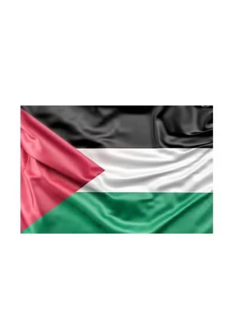 ماركة غير محددة استيكر علم فلسطين للابتوب للابتوب  تلصق على شنط الأمتعة، السيارة، الحائط، لوح التزلج، دراجة نارية، الهاتف10x7 سم  - Image 1