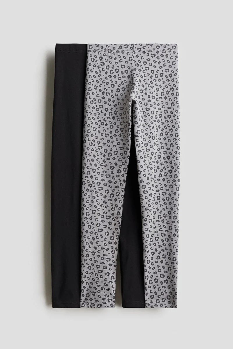 H&M 2-pack cotton leggings