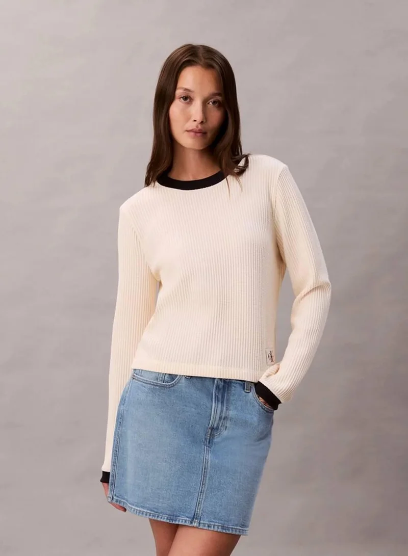 Long Sleeve Waffle T-Shirt