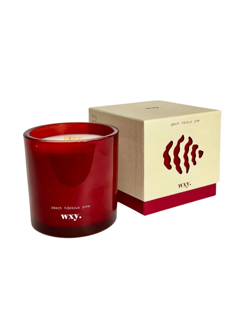 WXY Roam Candle - Olive Lemon Sun - Amber & Umbra Collection- Glass base -premium scented candle -