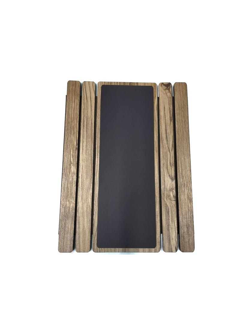 FABRICART 2 PcsSofa Arm Table Armrest Tray Table DrinksRemote ControlSnacks Couch Holder Fawn  - Image 3