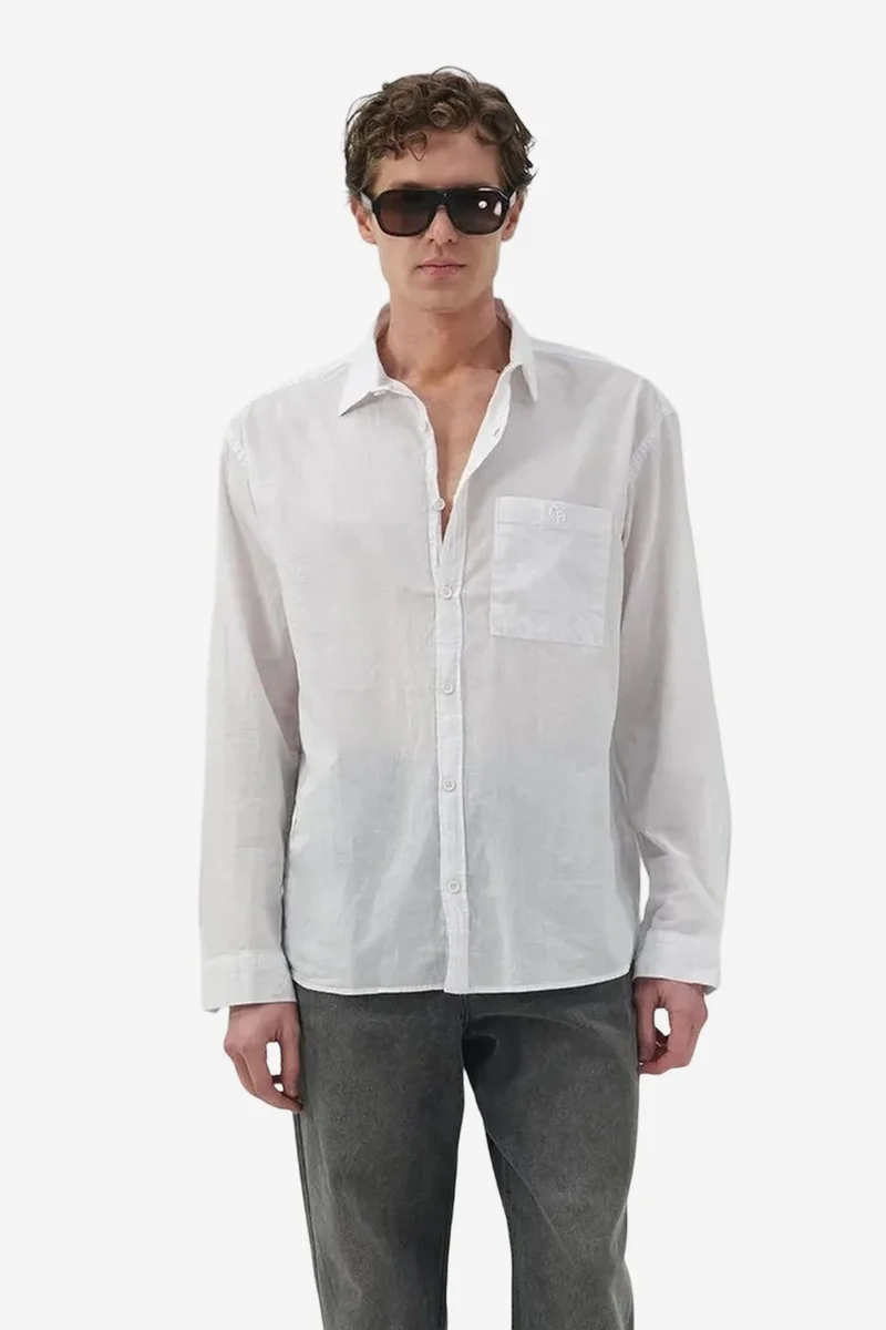 GIESTO Regular Fit Poplin Button-Up Shirt