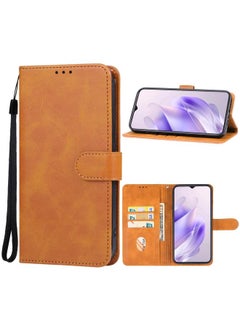 For OUKITEL C37 Leather Phone Case(Brown)