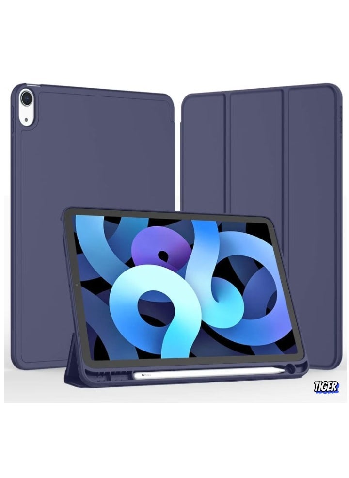 JAJEEK iPad Air 11 Inch Case M2 2024 – Compatible with iPad Air 5th/4th Generation (2022/2020) 10.9 Inch, Trifold Stand Smart Case with Pencil Holder, Dark Blue - Image 2