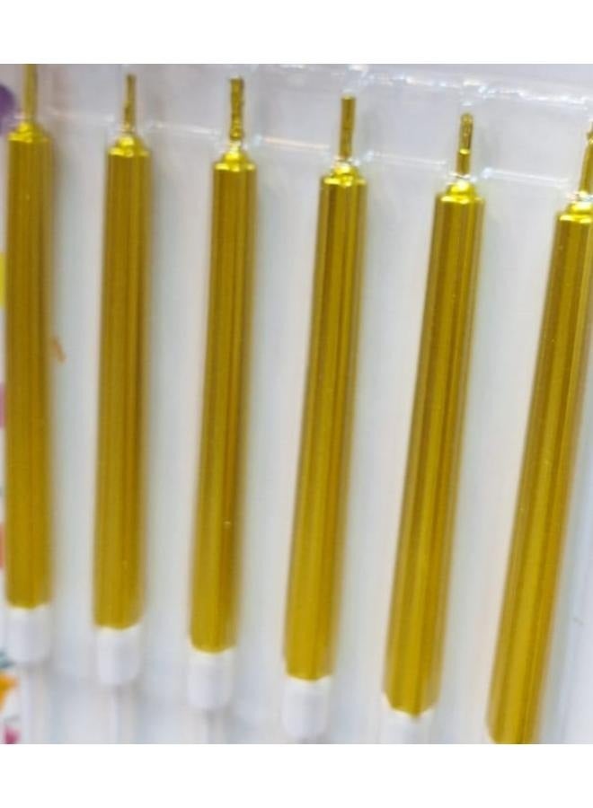 مجموعة من 6 شموع إضاءة أنيقة للحظات الحفلات الخاصة