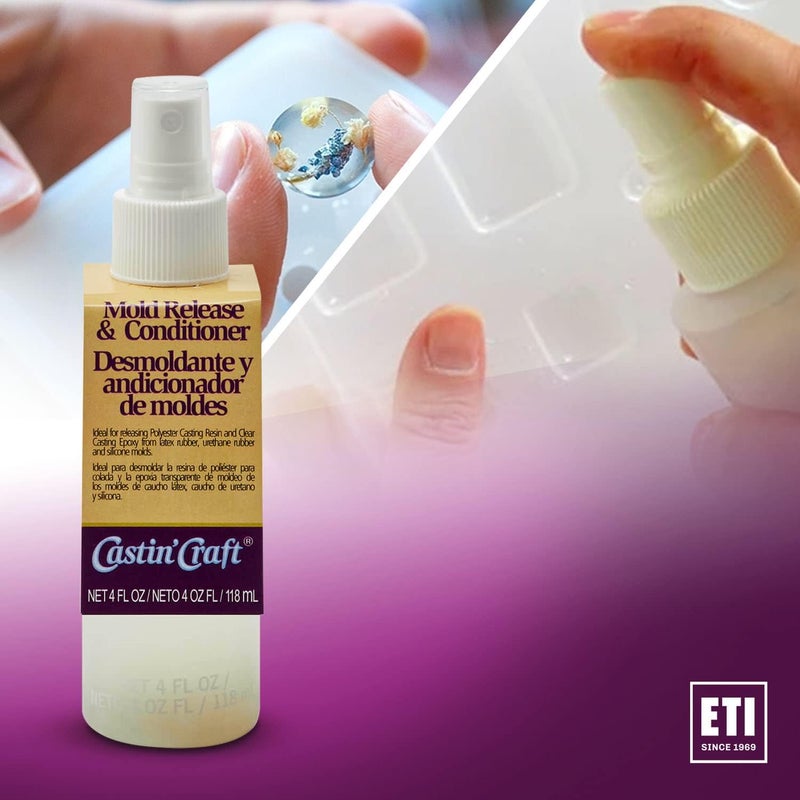 ETI Castin'Craft Mold Release and Conditioner Spray, 4 Ounce - Ideal for Easy Project Release and Mold Longevity - Image 4