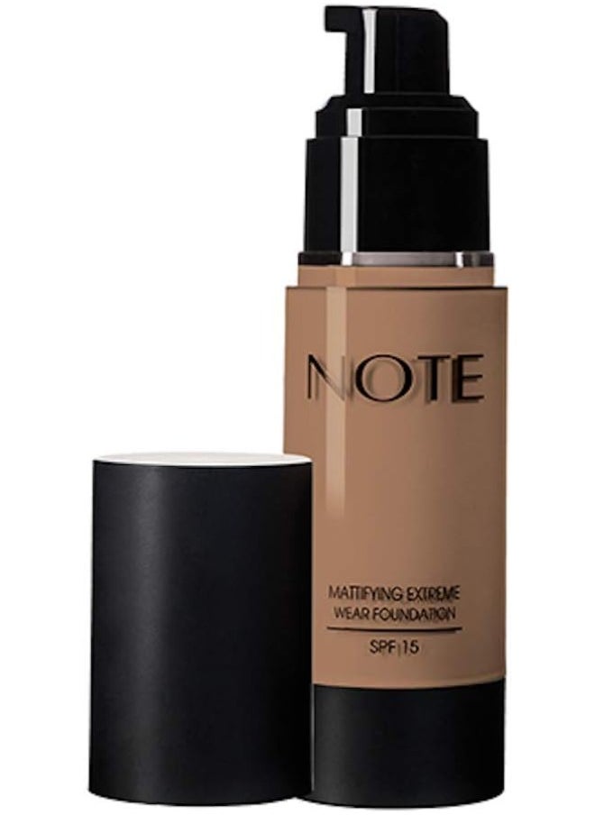 Note Note Mattifying Extreme Wear Foundation SPF 15 - No. 102 Warm Almond  - Image 1