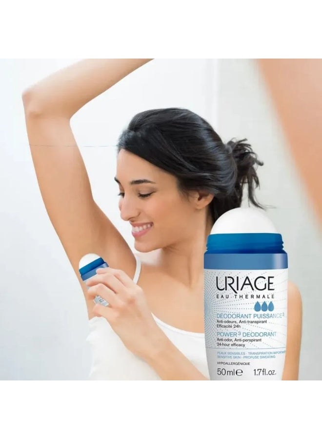 Uriage Roll-On Deodorant 50ml (Sweating) - Image 4