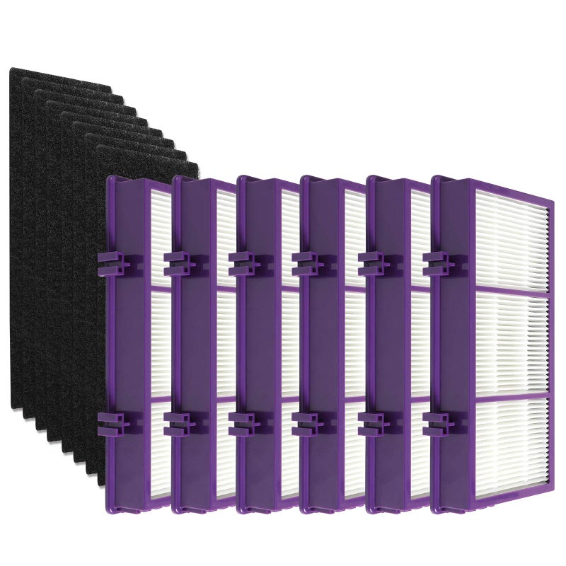 Gazeer Replacement Filters Compatible with Holmes Aer1 Series Total Air Filter for HAPF300APU46 Pcs Filters 8 Pcs Pre Filters