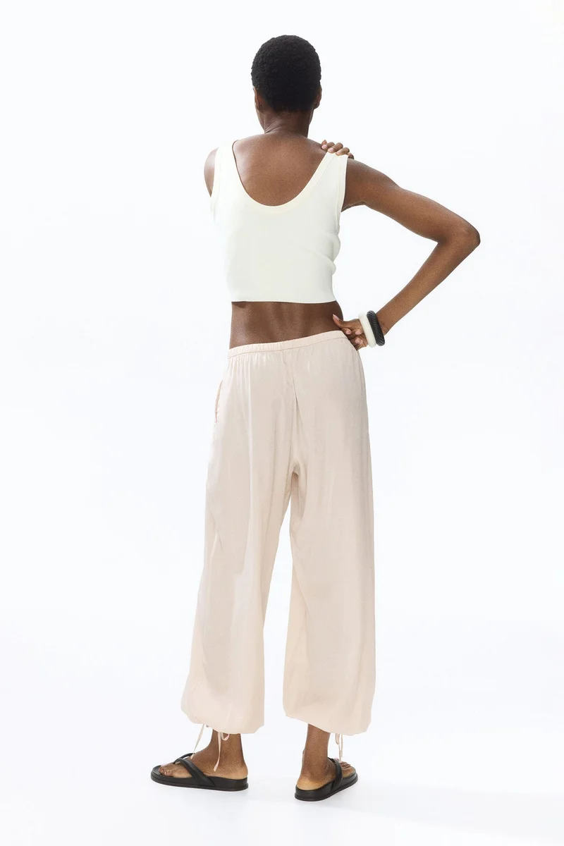 H&m Drawstring-detail balloon trousers
