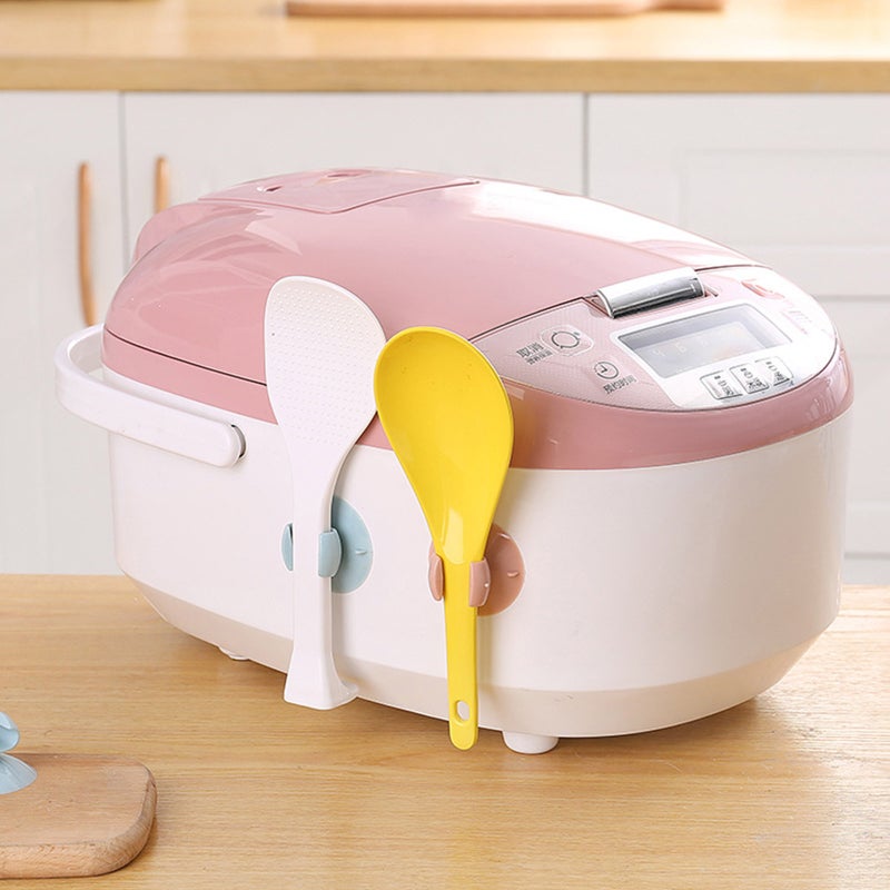 🍳 منظم مطبخ لحامل مجداف الأرز بقوة شفط للأسطح الملساء سهل التركيب - Image 2