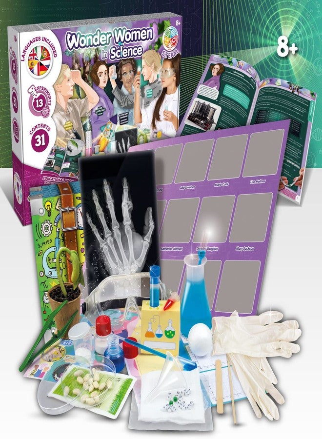Science4you Wonder Women Science Kit with Science Experiments for Kids Age 8-12+, Toy for 8+ Year olds Girls with Craft Set for Girls who Loves Science - Stem Toy Age +8 with Science Kit for Kids… - Image 3