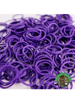 1000 Pcs Rubber Bands Hair Band Soft Elastic Hair Accessories Braids Mini Hair Ties Stretchy Hair Ties No Damage Rubber Bands for Hair Made in Vietnam Purple