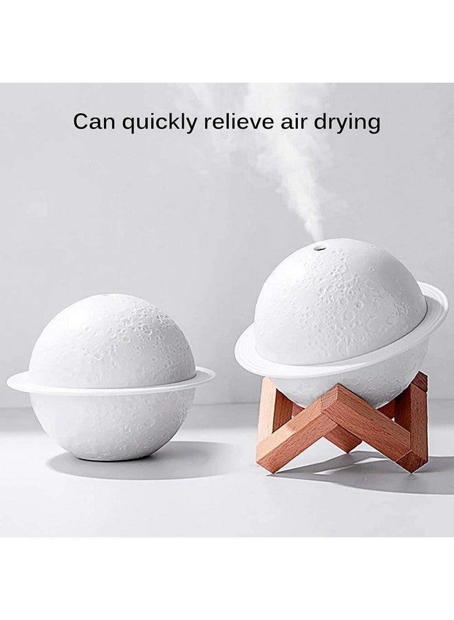 JM SELLER JM SELLER Plastic 2 In 1 Moon Lamp Cool Mist Humidifiers Essential Oil Diffuser Aroma Air Humidifier With Led Night Light Colorful Change For Car,Office,Babies,Yellow,White - Image 4
