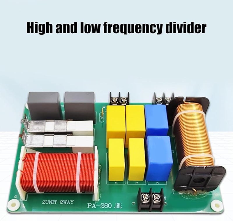 500W 2 Way Crossover Treble Bass Frequency Divider For HiFi Sound System Speakers - Image 5
