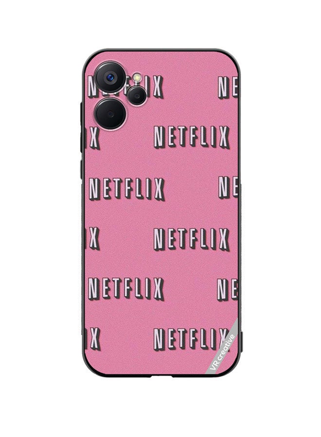 VR CREATIVE Protective Case Cover For Realme 9i 5G Netflix Design Multicolour - Image 1