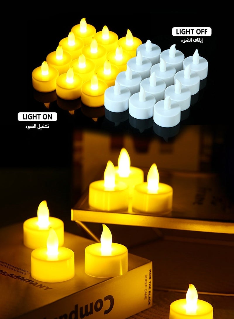 مجموعة عروض الزواج/الذكرى السنوية - سلسلة أضواء خيالية بطول 5 أمتار و50 مصباحًا ليدًا + 24 شمعة محاكاة + 1000 بتلة ورد، مجموعة ديكور رومانسية لعرض الزواج، الزفاف، أعياد الميلاد، عيد الحب - Image 5