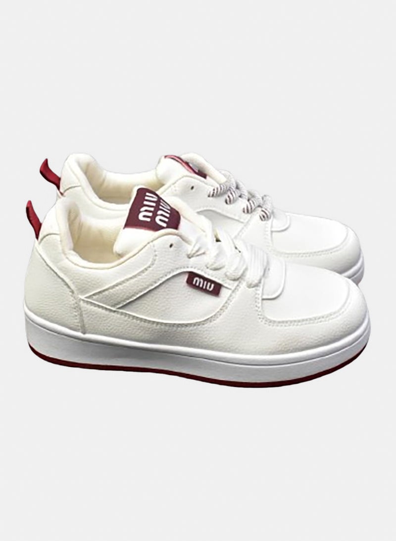 Miu Miu Stylish women's sneakers made of genuine leather - Image 3
