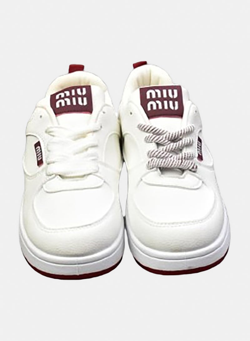 Miu Miu Stylish women's sneakers made of genuine leather - Image 1
