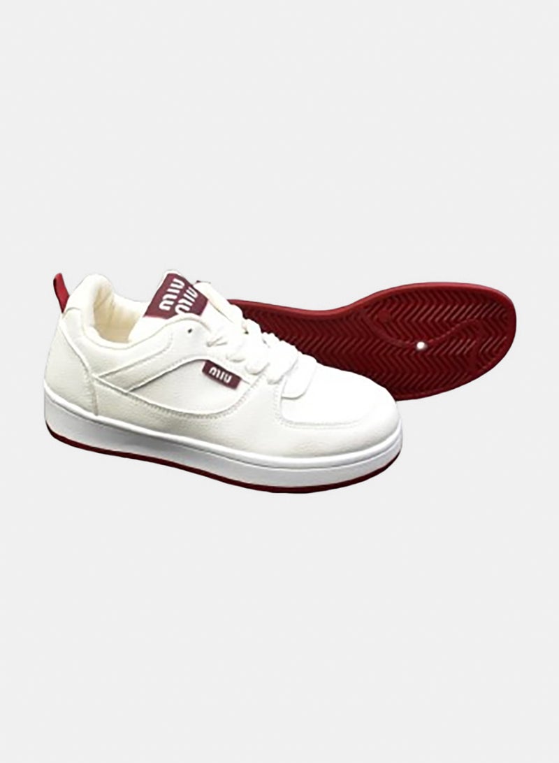 Miu Miu Stylish women's sneakers made of genuine leather - Image 2