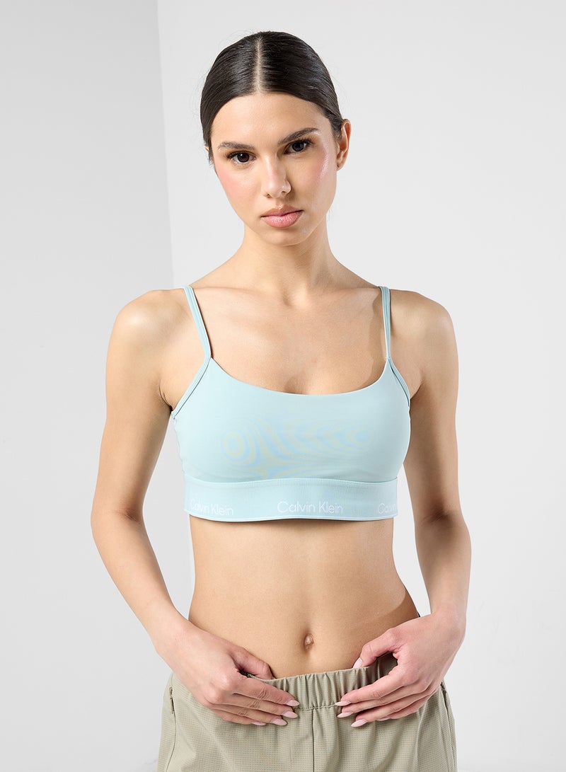 Calvin Klein Sports Logo Low Support Bra  - Image 1