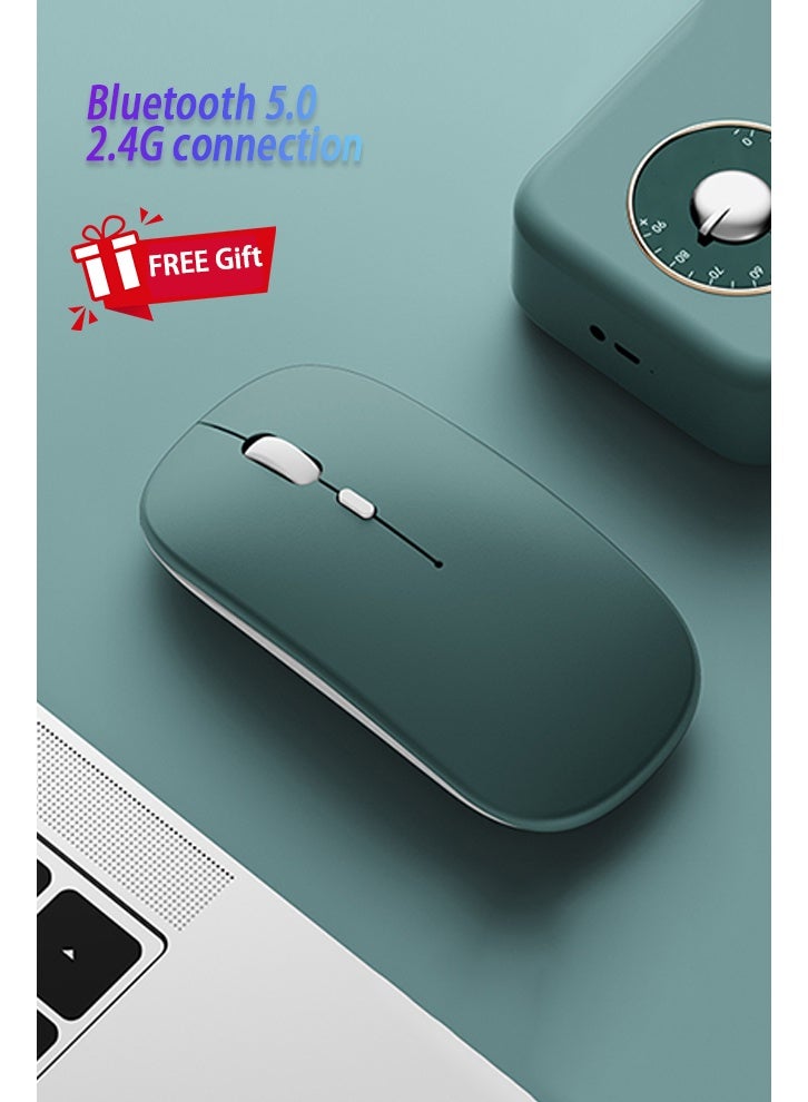 حافظة لوحة مفاتيح Pad X8a مقاس 11 بوصة، غطاء لوحة مفاتيح بلوتوث قابل للفصل مع فتحة قلم مدمجة، مقاوم للصدمات/غطاء قلاب ذكي مع خاصية الاستيقاظ/مجموعة هدايا بقيمة 89 درهمًا إماراتيًا، واقي شاشة/واقي لوحة مفاتيح/قلم كتابة/حافظة جلدية - أخضر - Image 3