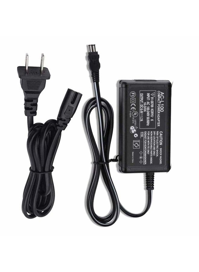 Aikukiki AC-L100 AC Power Supply Adapter, Replacement for Sony AC-L10A, AC-L10B, AC-L10C AC-L15A/B AC-L100C,for Sony Handycam CCD-TRV77 CCD-TRV88 CCD-TRV9X DCR-TRV6E MVC-FD Cameras - Image 1