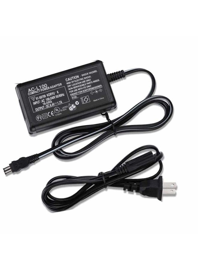Aikukiki AC-L100 AC Power Supply Adapter, Replacement for Sony AC-L10A, AC-L10B, AC-L10C AC-L15A/B AC-L100C,for Sony Handycam CCD-TRV77 CCD-TRV88 CCD-TRV9X DCR-TRV6E MVC-FD Cameras - Image 2