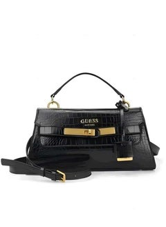 GUESS Black Classic Texture Handbag 