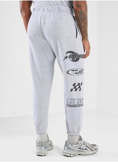 The Giving Movement Relaxed Fitted Racing Printed Sweatpants  - Image 3