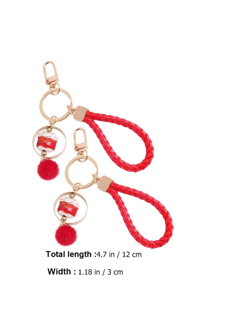 SYOSI - 2pcs Key Ring Key Chain - Image 1