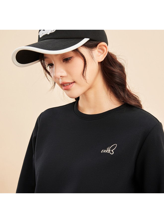 ERKE Autumn Warm Fleece Women'S Hoodie Pullover Thickened Women'S Sports Sweatshirt - Image 5