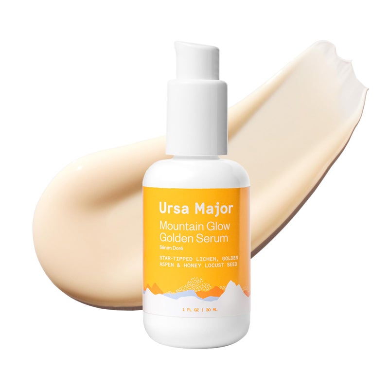 Ursa Major Ursa Major Mountain Glow Natural Face Serum  Vegan Daily Facial Moisturizer  Combat Wrinkles  Sagging Skin  Boost Radiance and Skin Glow  CrueltyFree  NonToxic  For Men  Women  10 ounce 