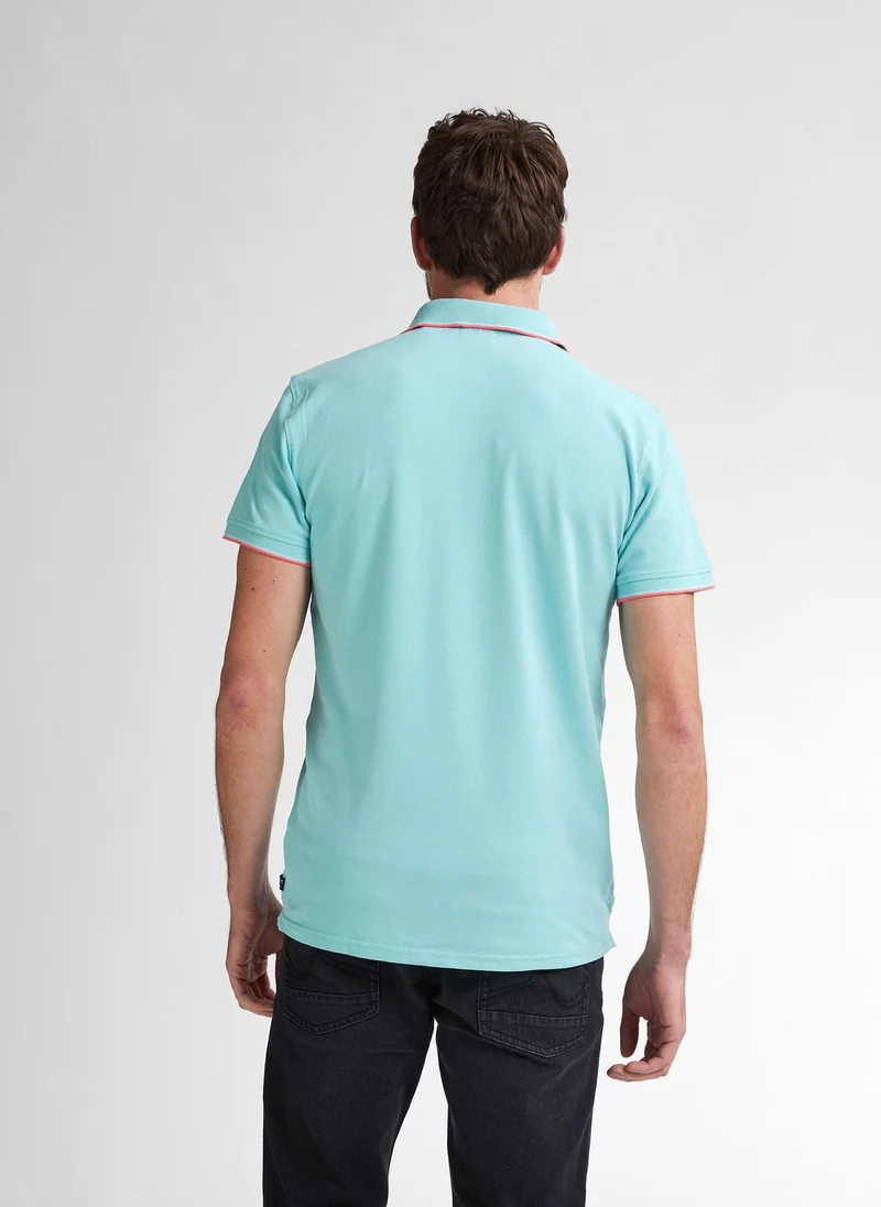 بترول اندستريز بولو رجالي قصير الأكمام