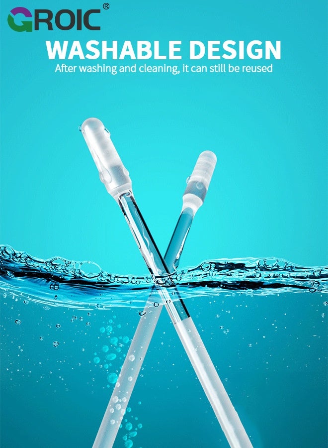 GROIC 72Pcs Sticky Ear Cleaning Stick, Reusable Ear Cleaning Tools with Soft Rubber Head, Gentle Adhesive Ear Pick for Ear Wax Cleaning,Ear Wax Removal Tools, Portable Gentle Ear Cleaner Kit for All Ages - Image 4