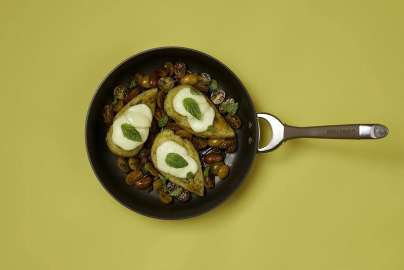 Circulon مقلاة سيركولون سيمتري غير لاصقة مصنوعة من الألمنيوم المؤكسد، 8.5 بوصة، شوكولاتة - Image 2