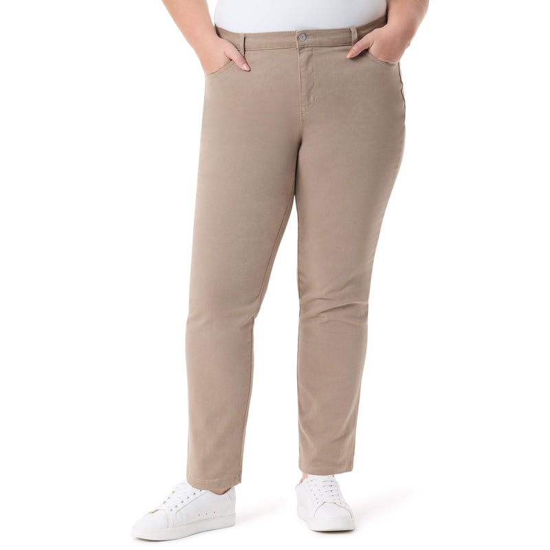 Gloria Vanderbilt womens Classic Amanda High Rise Tapered Jeans Hazelnut 22 US