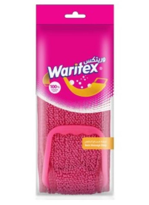 Massage back strap ( colored ) rosy.