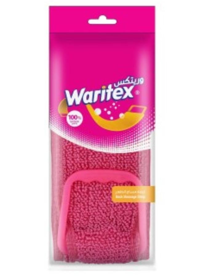 Waritex - Massage back strap ( colored ) rosy. - Image 1