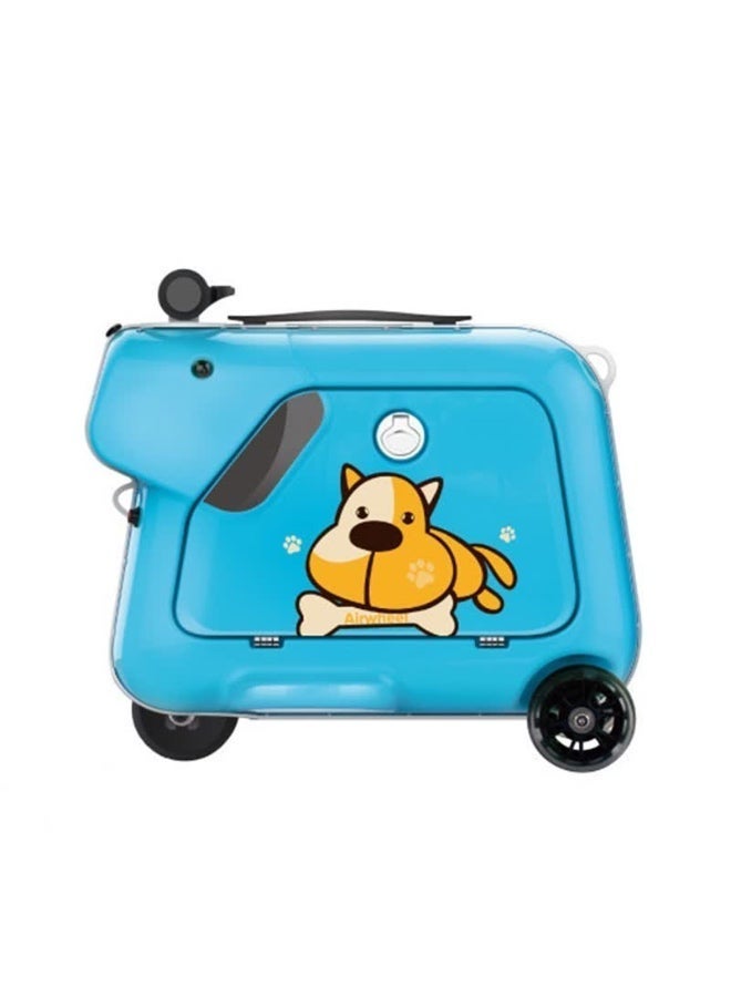 Airwheel SQ3 Kids Electric Luggage - Blue | 15L Compact Travel Luggage, Motorized Electric Luggage Scooter for Convenient and Fast Travel with Removable Battery | Official Dealer in KSA - Image 1