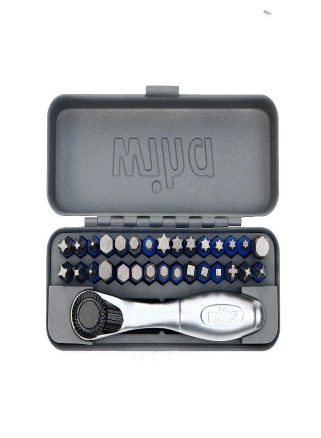 Wiha 76889 32 Piece GoBox TerminatorBlue Impact Bit Set with Mini Ratchet - Image 3