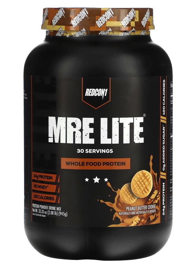 REDCON1 MRE Lite Whole Food Protein Peanut Butter Cookie 2.08 lb (945 g)