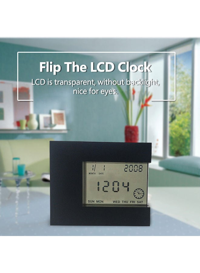 NIBEMINENT Digital Alarm Clock White 3.5x5.5inch - Image 4