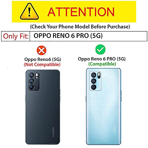 Kapa Matte Lens Protective Back Cover for Oppo Reno 6 Pro (5G), Slim Silicone with Soft Lining Shockproof Flexible Full Body Bumper Case, Blue - Image 2