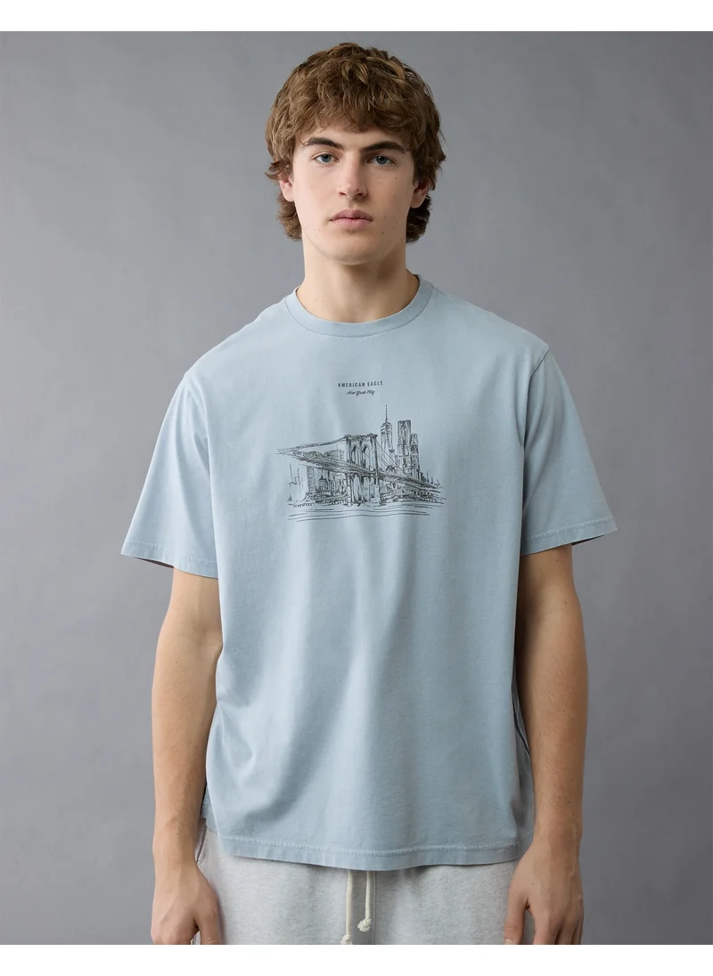 American Eagle AE Logo Graphic T-Shirt