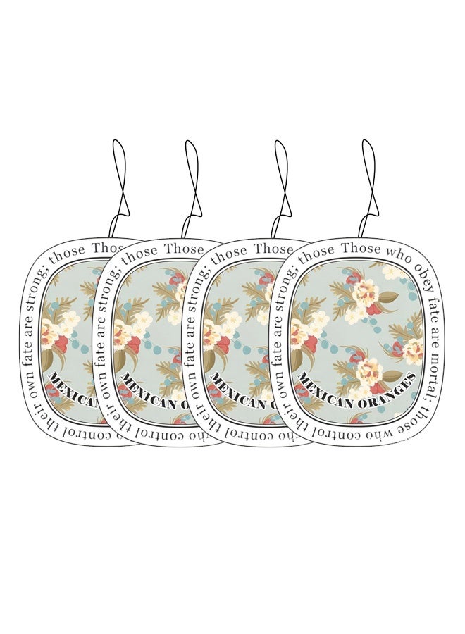 Citrus Scented Car Air Freshener Gel Aromatherapy Ornament Long-Lasting Fragrance & Natural Deodorizer for Car Home Decor - Image 1