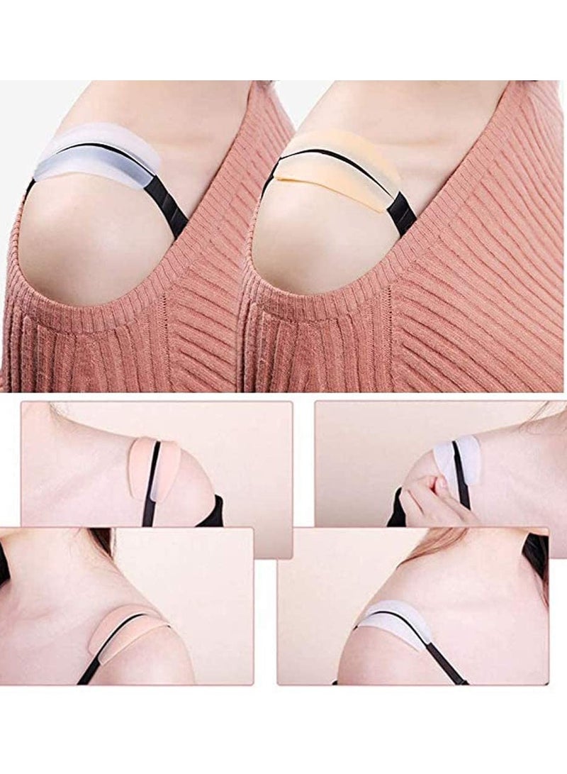 KASTWAVE Women's Soft Silicone Bra Strap Cushions Holder, 6 Pair Non-slip Shoulder Protectors Pads for Women  - Image 4