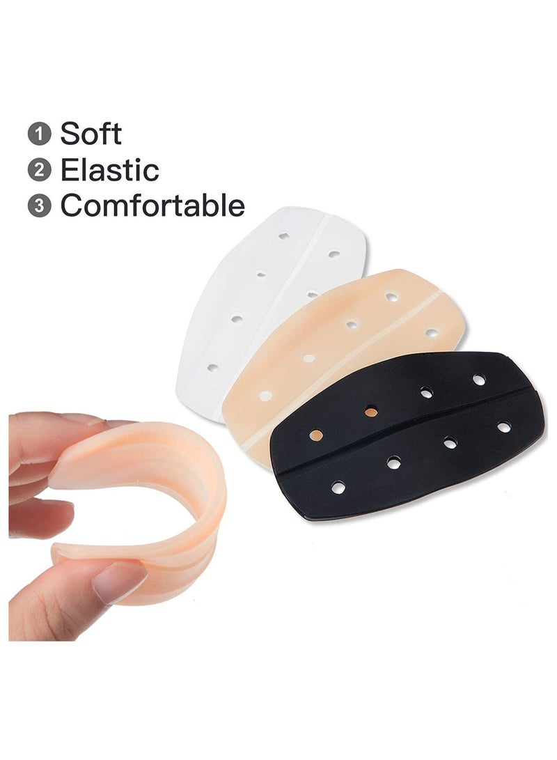 KASTWAVE Women's Soft Silicone Bra Strap Cushions Holder, 6 Pair Non-slip Shoulder Protectors Pads for Women  - Image 5
