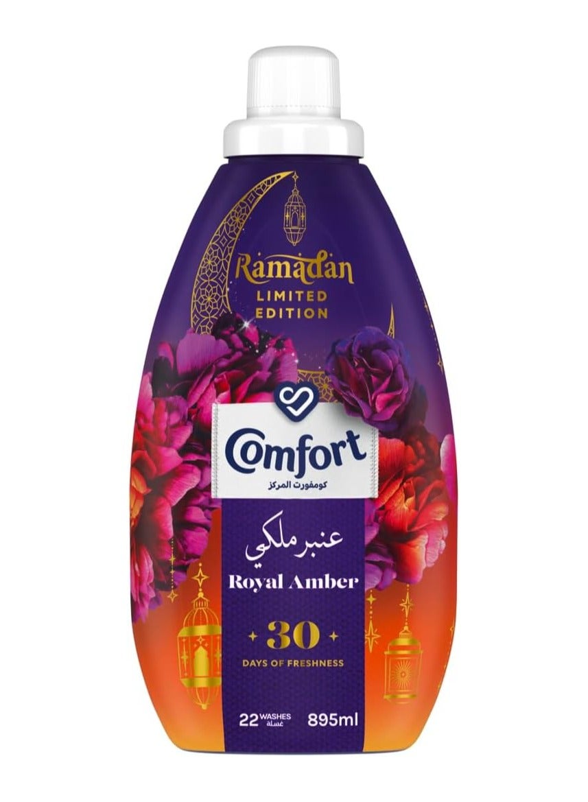 Comfort Concentrated Fabric Softener Royal Amber 895ml