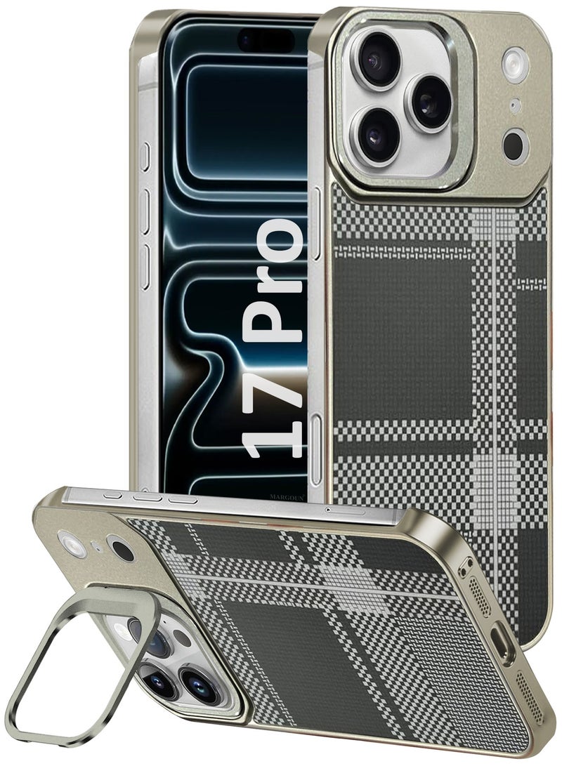 3 Packs Magnetic MagSafe Case Cover for Apple iPhone 17 Pro - Ultra Slim Strong Protection Cover - Screen and Camera Guard - with Two 3D Screen Protectors - Urban Plaid Colour - Image 4